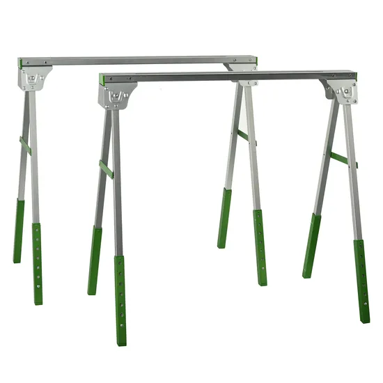 Wholesale Garage Workshop Work Bench Table Workstation Foldable Telescopic Trestle Adjustable Sawhorse