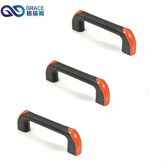 Yellow Aluminium Alloy Tubular Handle with Lathe Machine with SGS Certification