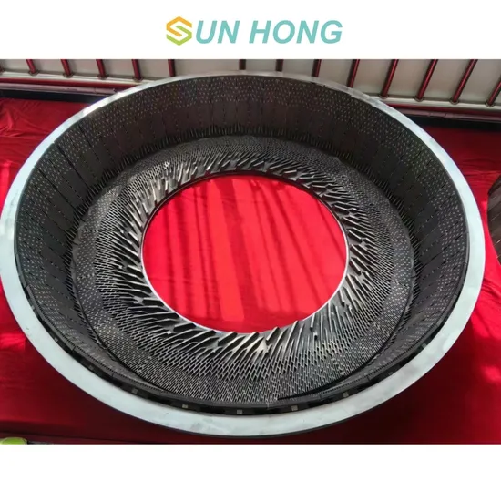 Wood Chip Refining Paper Pulp Double Disc Refiner Pulp Screening Plate