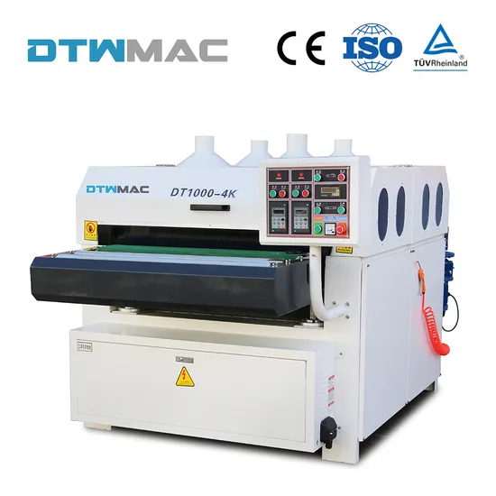 DTWMAC Drum Sander with Wire Rollers for Furniture