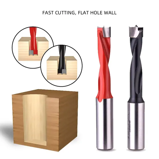 Solid Carbide 1 Flute Upcut Spiral End Mill CNC Router Bit Milling Tools Cutter CNC Router Bits for Wood