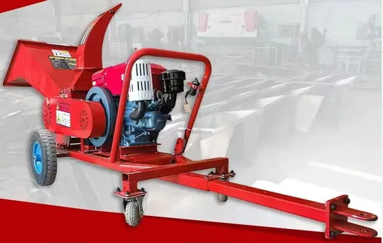 Gas Motor Tree Branch Shredder Machine