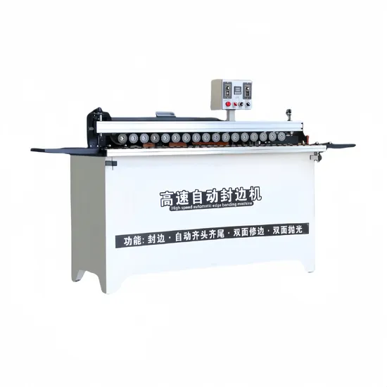 Fully Automatic High-Speed Compact Linear Edge Banding Machine, PVC Edge Banding Machine for MDF and Wood Furniture