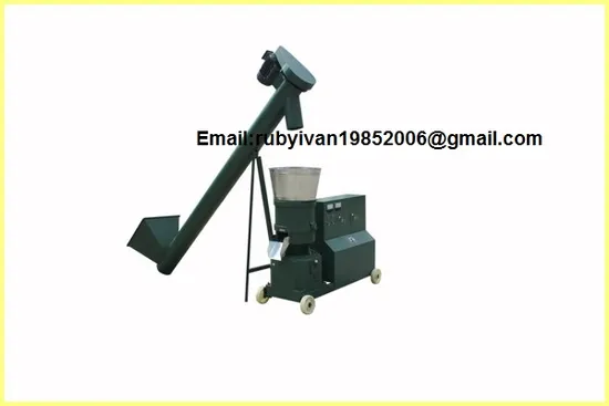 Pellet Mill and Hammer Mill Are Connected by The Screw Elevator