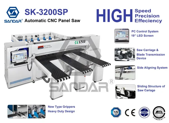 Heavy Duty Front Load Woodworking Panel Saw