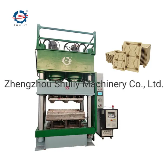 Molded Hot Press Compressed Wood Pallet Making Machine Sawdust Wood Pallet Making Machine