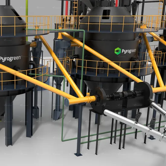 Pyrogreen - Dfbc4800-Bc/S Biomass Downdraft Fixed Bed Carbonization System Bagasse Peanut Shell Biochar Gasifier