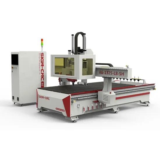 1325/1530/2030/2040 Sign CNC A6-1325-L8-S Atc CNC Router with Cut Saw for Wood /MDF/Acrylics Processing