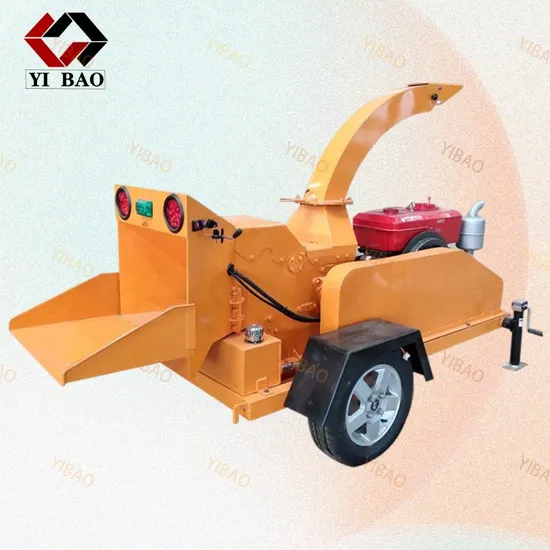 Industrial Slab Wood Chipper 6 Knife Machine Wood Pellets and Chipper