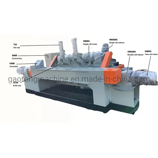 2700mm Wood Peeler Log Peeling Machine Veneer Peeler Send to Brazil