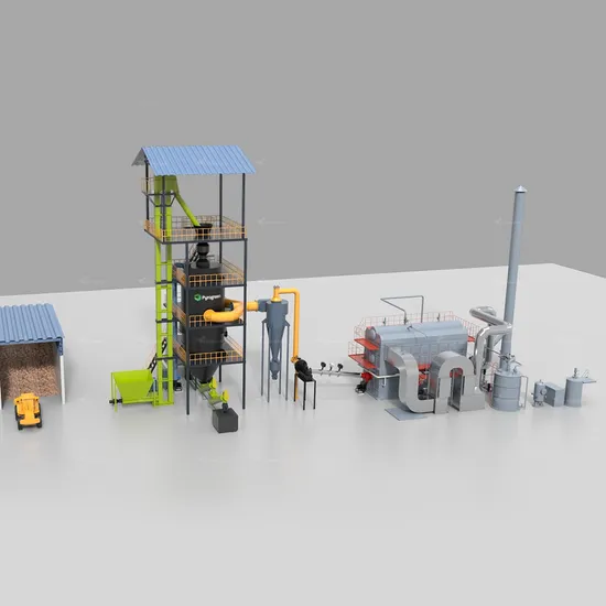 Pyrogreen - Dfbc Biomass Downdraft Fixed Bed Carbonization System Wood Charcoal Carbonization Furnace Palm Shell Corn COB