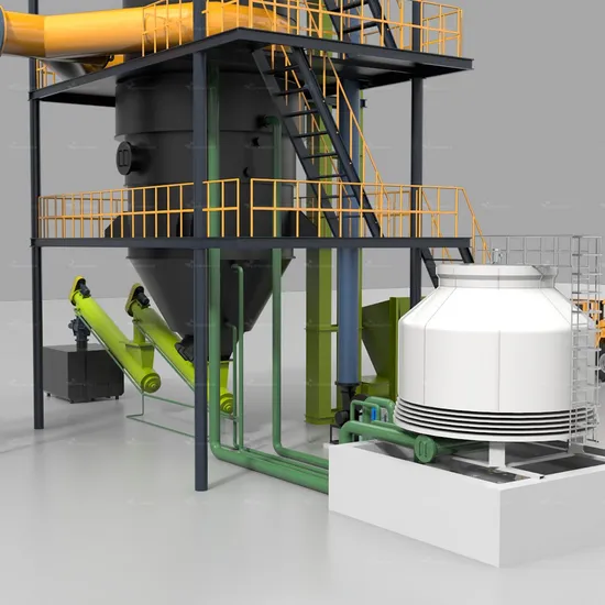 Pyrogreen - Dfbc1600 Biomass Downdraft Fixed Bed Carbonization System Carbonization Furnace Wood Chips Coconut