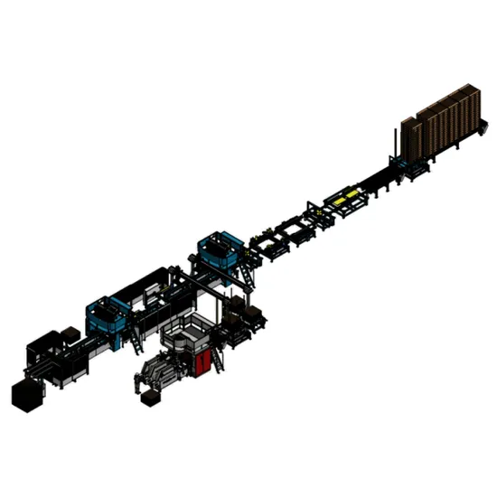 Sf1000-3 China Wood Pallet Three Heads Nailing Machines