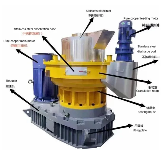 Wood Sawdust Press Machine for Pellet