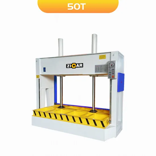 ZICAR Hydraulic cold press machine China Woodworking cold press machine 50T Precision Woodworking cold press Machinery