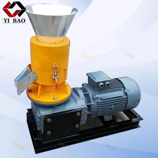 Bamboo Waste Paper Rice Hull Small Pellet Machine Wood Biomass Sawdust Making Pellets Flat Die Wood Pellet Making Machine