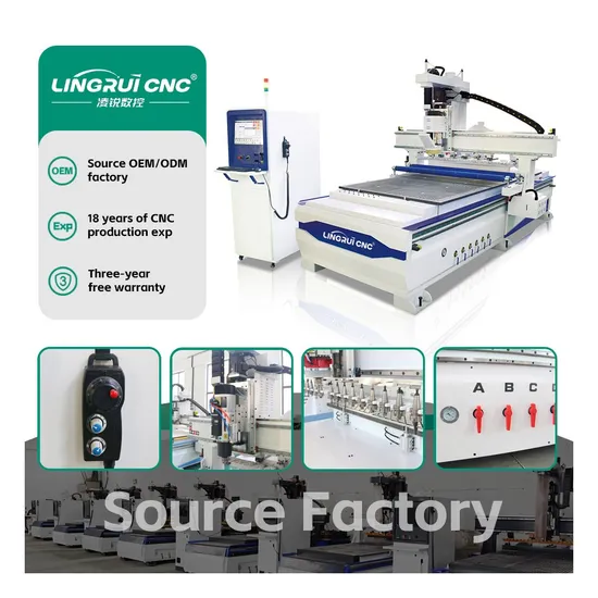 China Price 1325 Woodworking Carving Machine Atc CNC Router for Wood Aluminum Metal Cutting