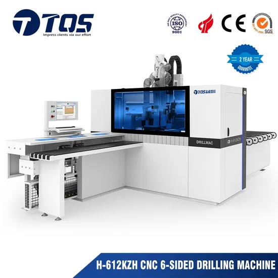 Tqs CNC H-612kzh Six-Sided Drilling Machine CNC Boring Machine with CE