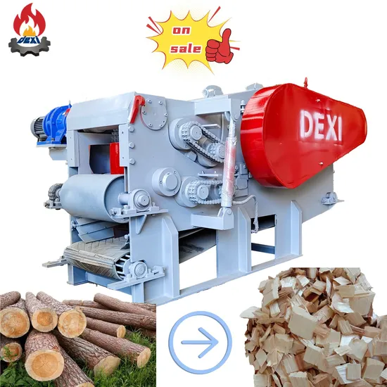 Factory Sale Waste Logs Drum Wood Chipper with CE Certificate