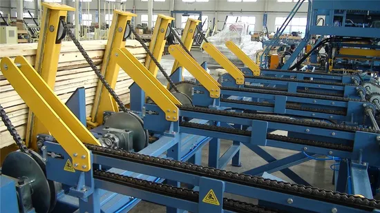 Sf8005s Wood Lumber Multi Heads Trim Saw with CE Certification