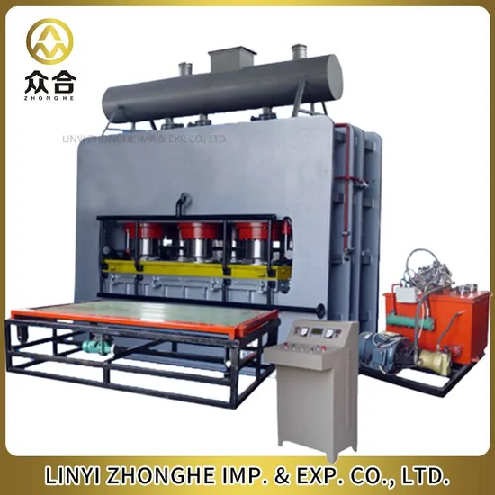 High Efficiency 1600t Melamine Hot Press for MDF Lamination
