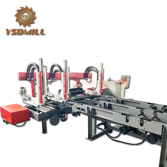 Automatic Vertical Bandsaw Sawmill with Log Carriage Log Wood Production Line
