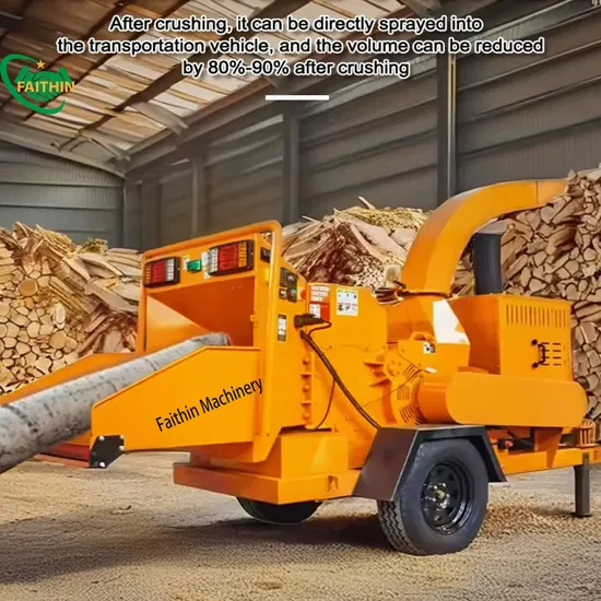 Wood Chipper Machine Shredder Tree Branch Crushing Machine Wood Shredder
