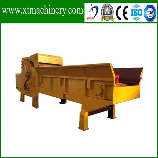 Drum Model, Auto Feeding, 4PCS Blades Forestry Biomass Wood Chipping Crusher