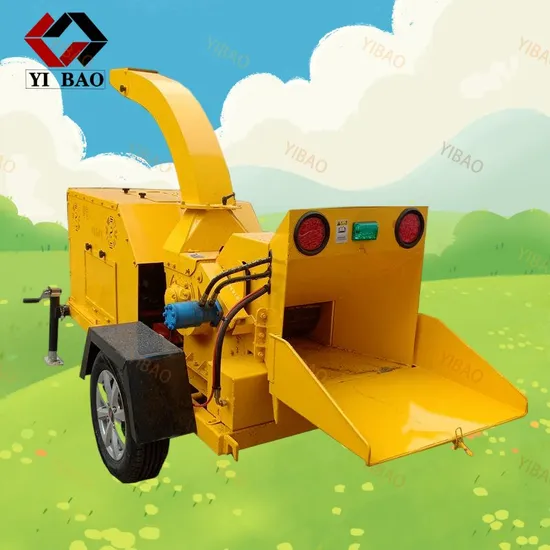 Greening Park Tree Grass Stalk Wood Branch Crusher Timber Twig Crusher Grinder Tree Branch Cutting Machine
