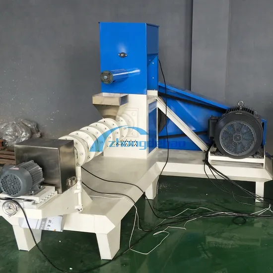Automatic Fish Feed Pellet Making Machine Aquaculture Feed Pellet Floating Puffing Machine Cat Dog Pet Food Pellet Making Plant Machine for Sale