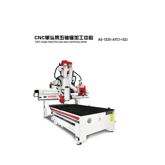 as-1325-Atc1+5zj Single Head Five Axis Saw Machining Center CNC Router CNC Machine for Wood Cutting