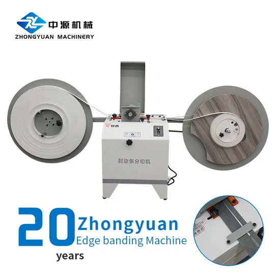 Automatic Edge Banding Strip Edge Banding Slitting Cutting Machine and Rewinder