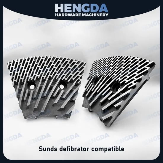 Defibrator Plate Grinding Segment Disc for MDF HDF Production