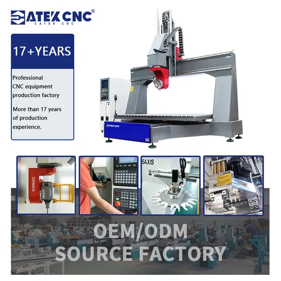 Hot Sale High Precision Multi-Heads Wood Multi Heads Rotary 5 Axis 3D Wood CNC Router Machine Woodworking CNC Router