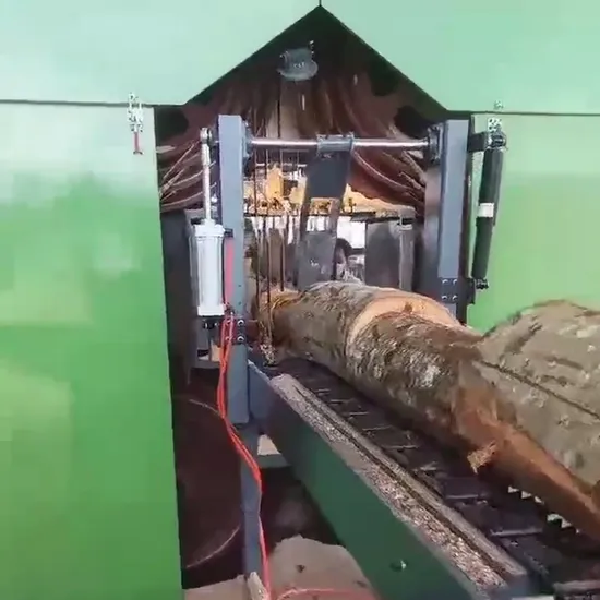 CNC Log Cutting Vertical Band Saw Machine Multi Blades Bandsaw