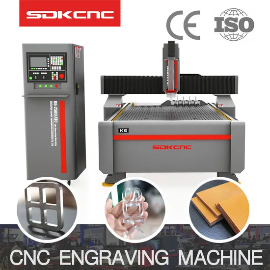 Hi Precision CNC Router Engraving and Milling Machine with Atc