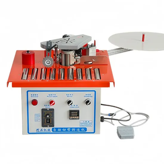 Wood Board MDF Melamine Woodworking Fully Automatic PVC Edge Banding Machine