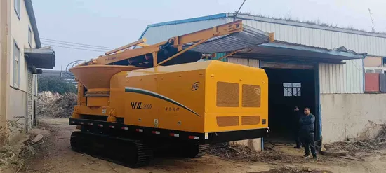 3600 Disc Crawler Wood Crusher. Branches, Logs, Straw, Straw, Bambo. O Wood Chips Shredder