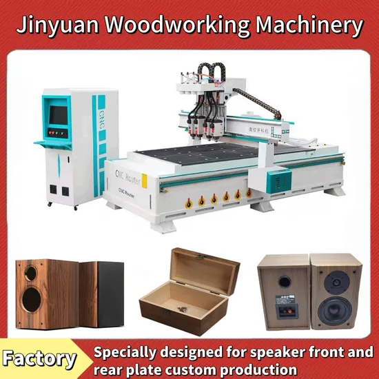Four Axis CNC Woodworking Carving Machine, Solid Wood Furniture Slotting Machine