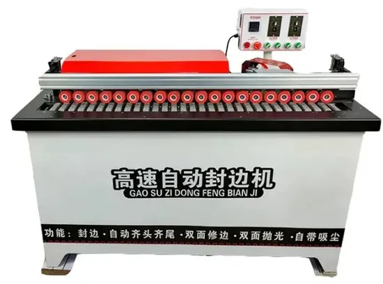 Folding Arm Curve Edge Banding Machine Customized Automatic Cutting Edge Banding Machine Wardrobe Cabinet Door Woodworking