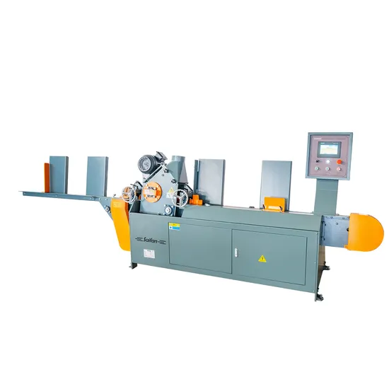Standard 100× 120 Europ Pallet Wood Cut off Saw Double End Chamfering Machine