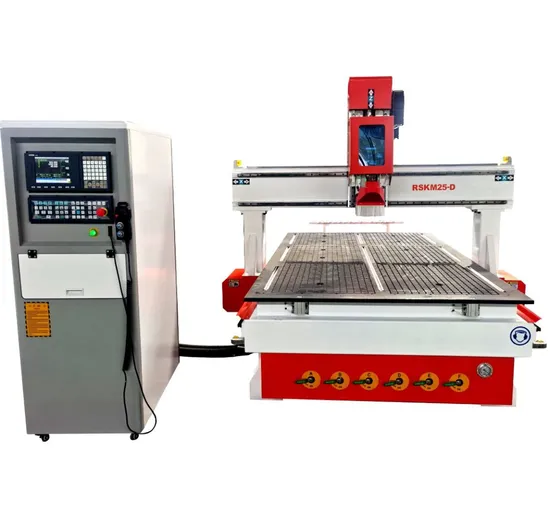 4X8FT 1325 1530 2040 2060 3060 Linear Atc Tool Changer CNC Router Milling Engraving Carving Cutting Machine with 9.0kw Atc Spindle for Woodworking