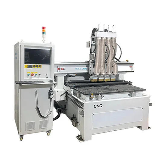 High Efficiency Woodworking Four Process Slotting Machine for Speaker Furniture Cutting Machine