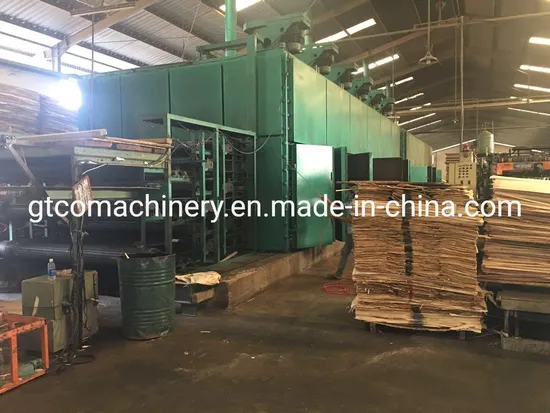 Roller Type Veneer Dryer Hot Press Type Wood Veneer Machine Price