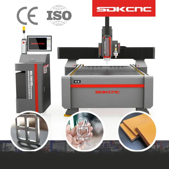 CNC Machine with CCD Technology Capable of Carving Hard Materials and Cutting Flexible Ones