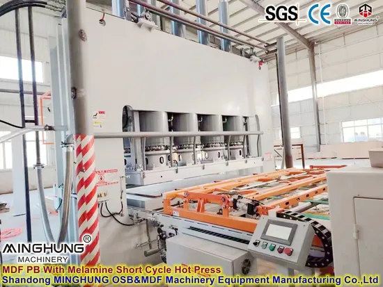 MDF Board Laminating Machine /Short Cycle Fast Hot Press Machine