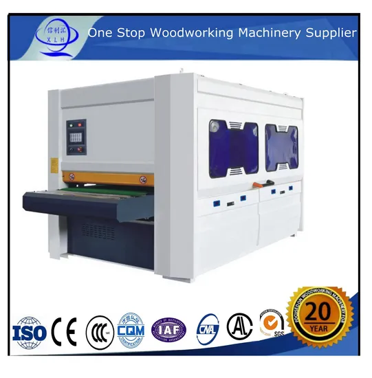 Woodworking Wrot Machine for Primer Door Skin/ HDF Wooden Door Laminating Board Sanding Machine Disk Sander Vibrating Type Wood Board Polishing Machine