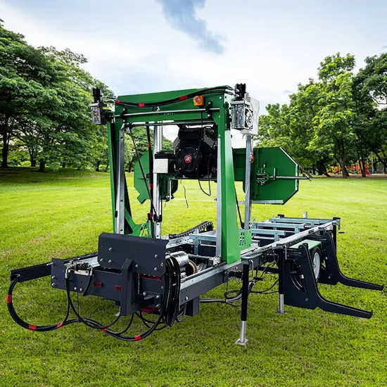 Portable Sawmill Wood Sawmill with Mobile Wheel