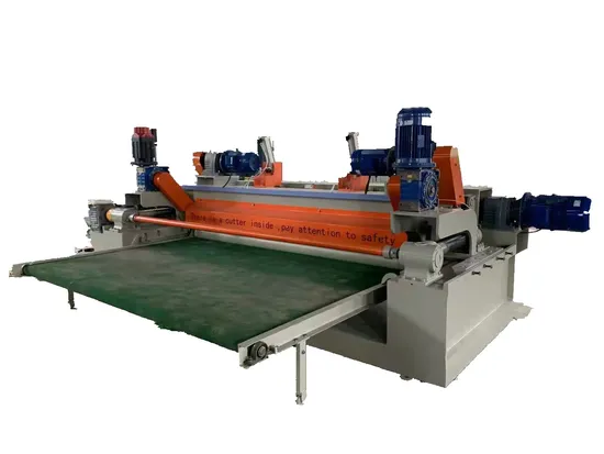 4FT Core Veneer Rotary Spindle Less Peeling Lathe with 110m/Min Peeling Speed
