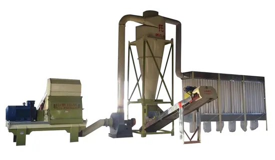 High Efficiency Biomass Wood Chips Hammer Mill with 132kw